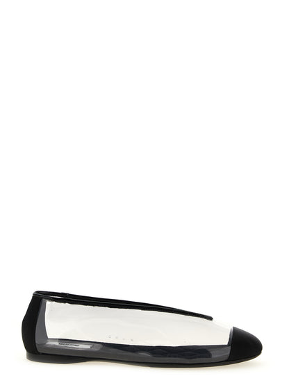 Ballerines Moschino en PVC noir