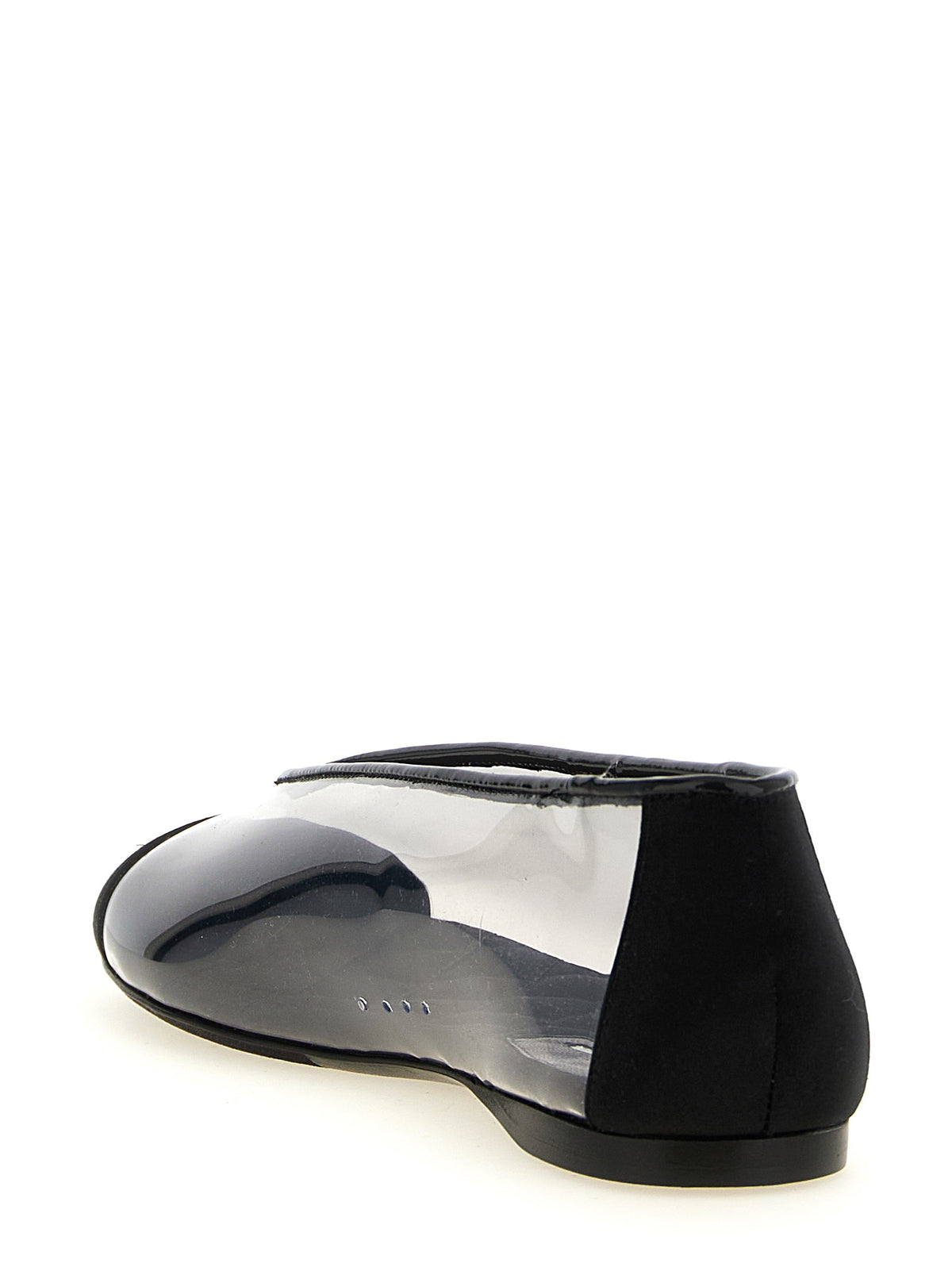 Ballerines Moschino en PVC noir