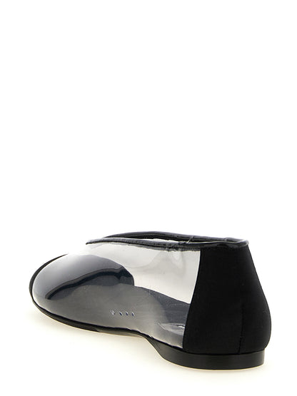 Ballerines Moschino en PVC noir