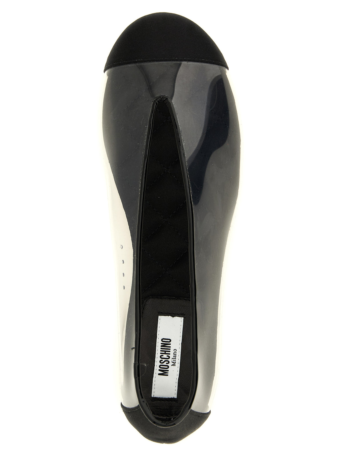 Ballerines Moschino en PVC noir