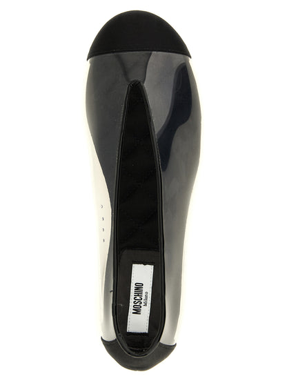 Ballerines Moschino en PVC noir