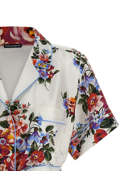 Blusa de seda blanca Dolce & Gabbana