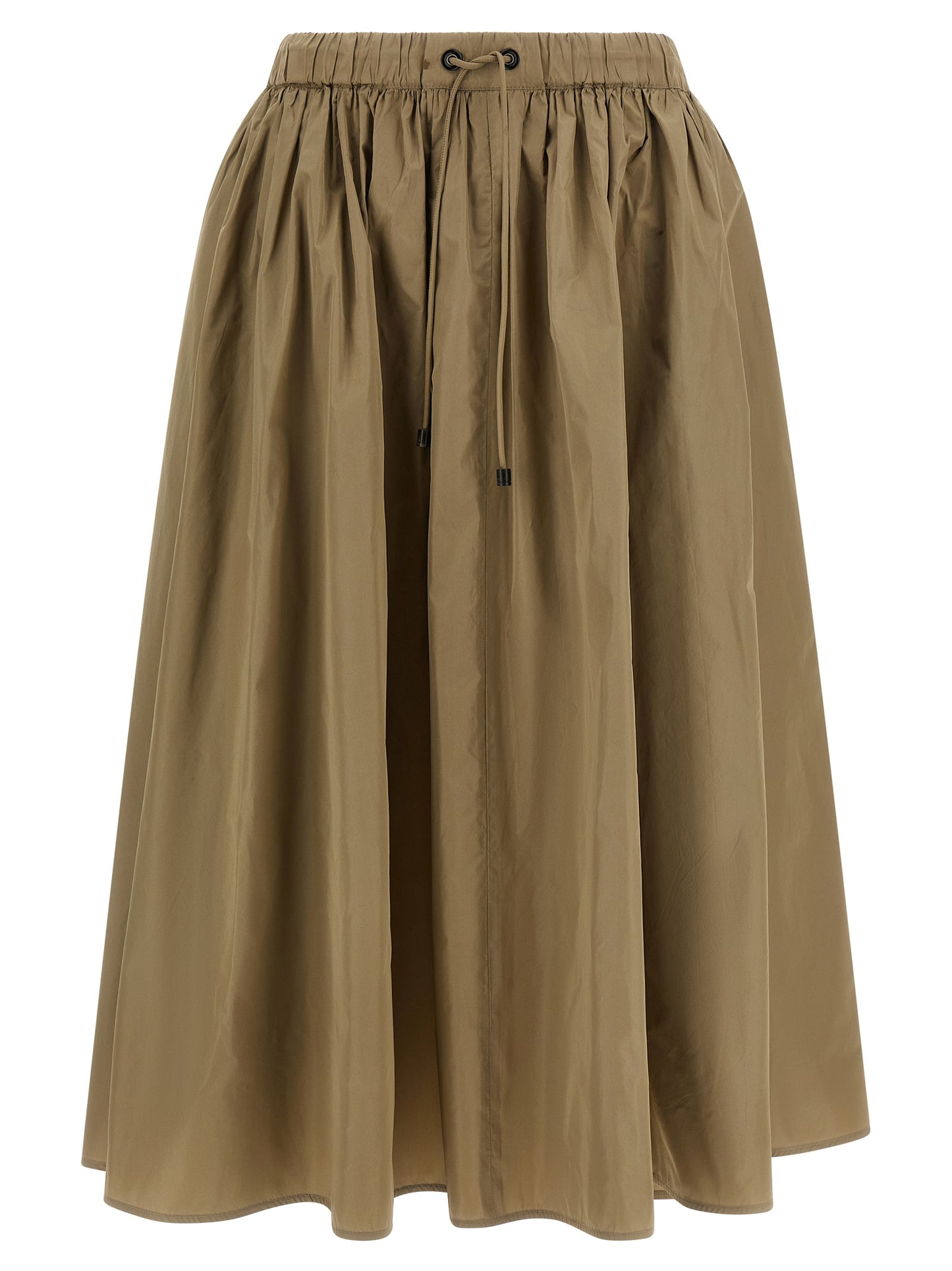 Falda midi bicolor de poliéster Max Mara