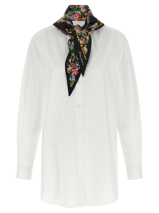 Camisa Blanca de Algodón Dolce & Gabbana