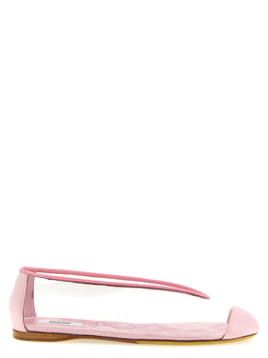 Moschino Multicolor PVC Ballet Flats
