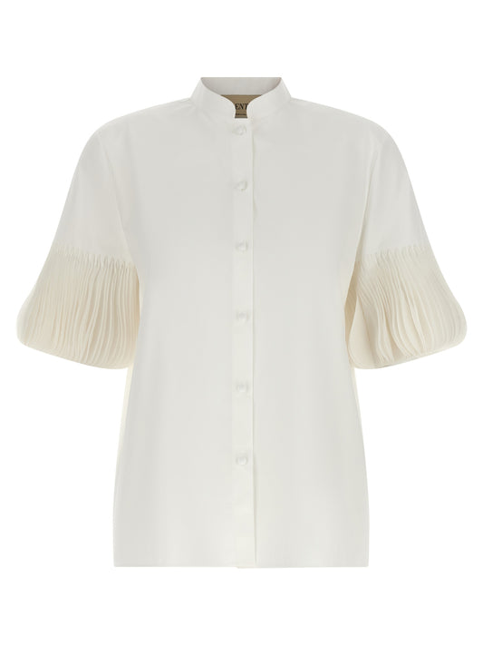 Blusa de algodón blanca Valentino Garavani