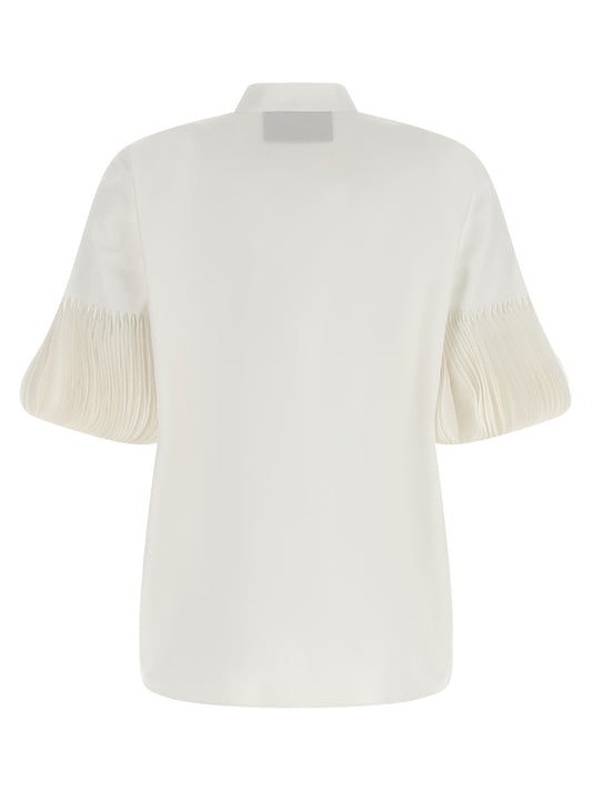 Blusa de algodón blanca Valentino Garavani