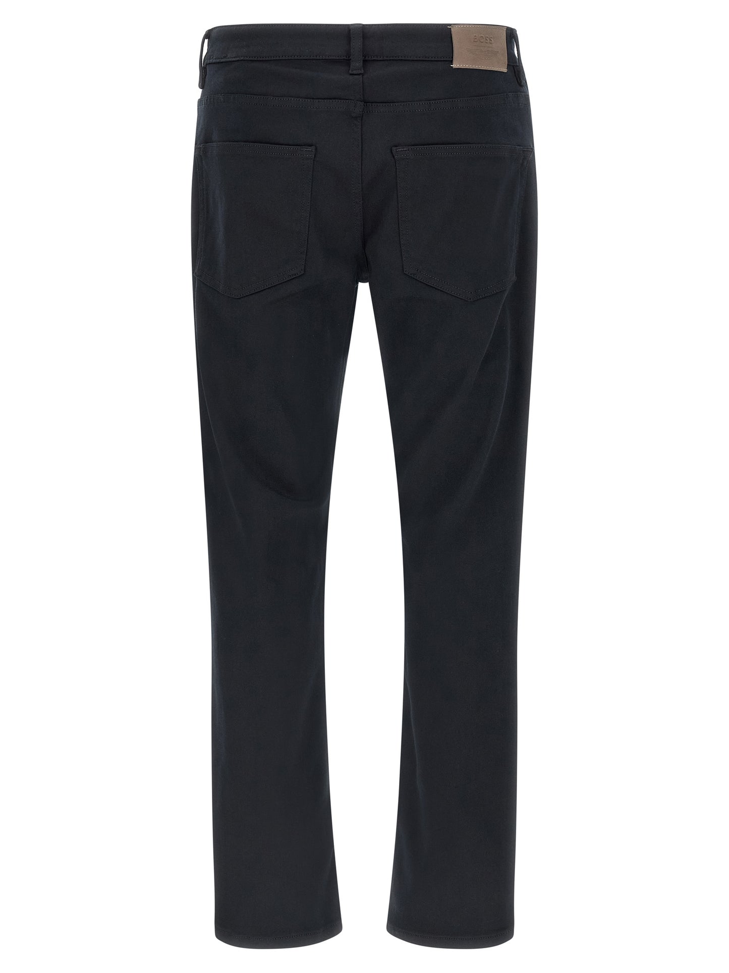 Jean Hugo Boss en polyester bleu coupe droite modèle H-Delaware_01