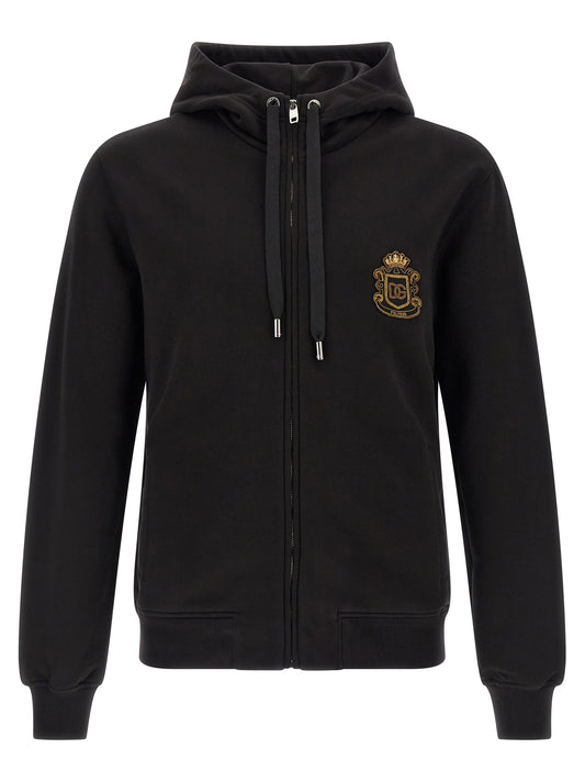 Sudadera Dolce & Gabbana de algodón negro