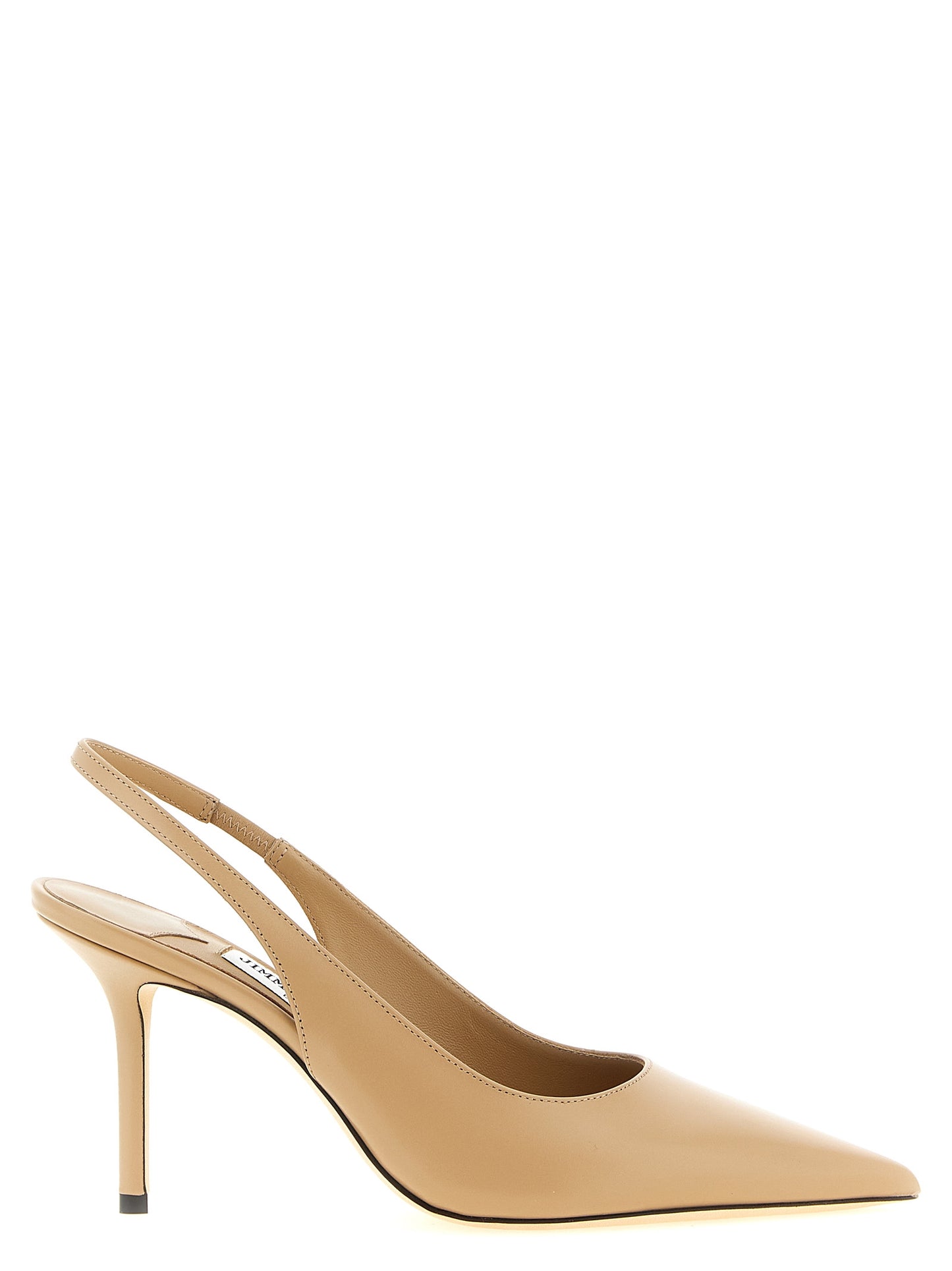 Zapatos de tacón Jimmy Choo de cuero beige