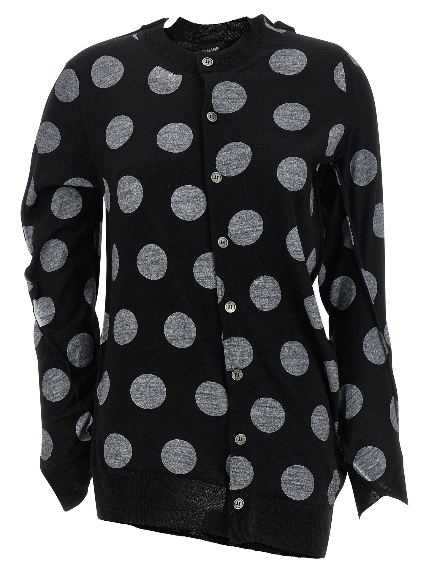 Cárdigan de lana bicolor Junya Watanabe