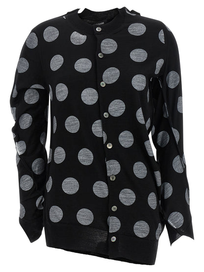 Cárdigan de lana bicolor Junya Watanabe