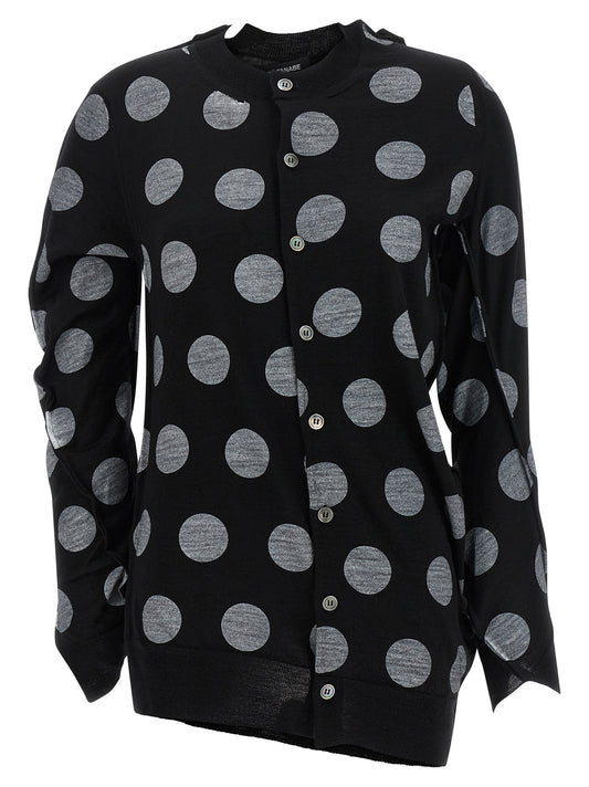 Cárdigan de lana bicolor Junya Watanabe