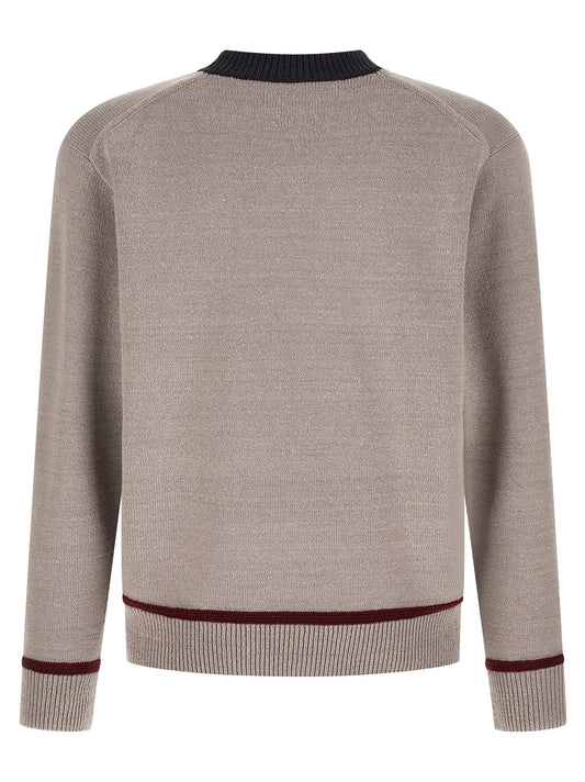 Cárdigan de seda gris de Junya Watanabe