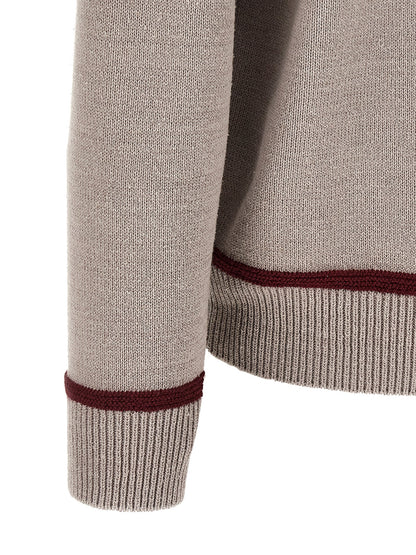 Cárdigan de seda gris de Junya Watanabe
