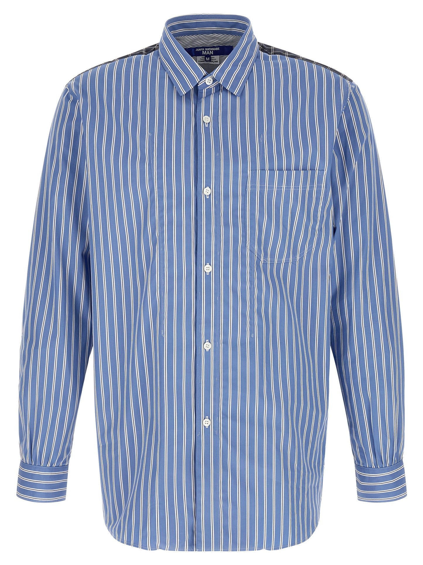Blusa de algodón azul Junya Watanabe