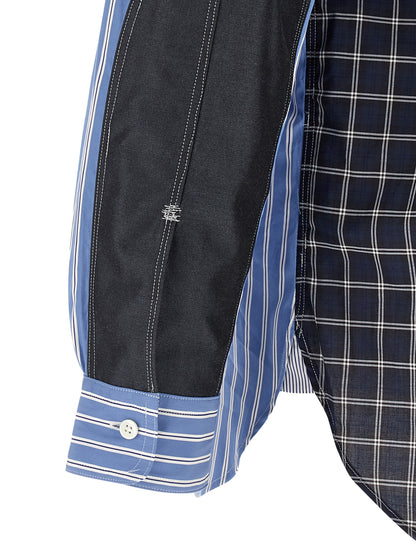 Blusa de algodón azul Junya Watanabe