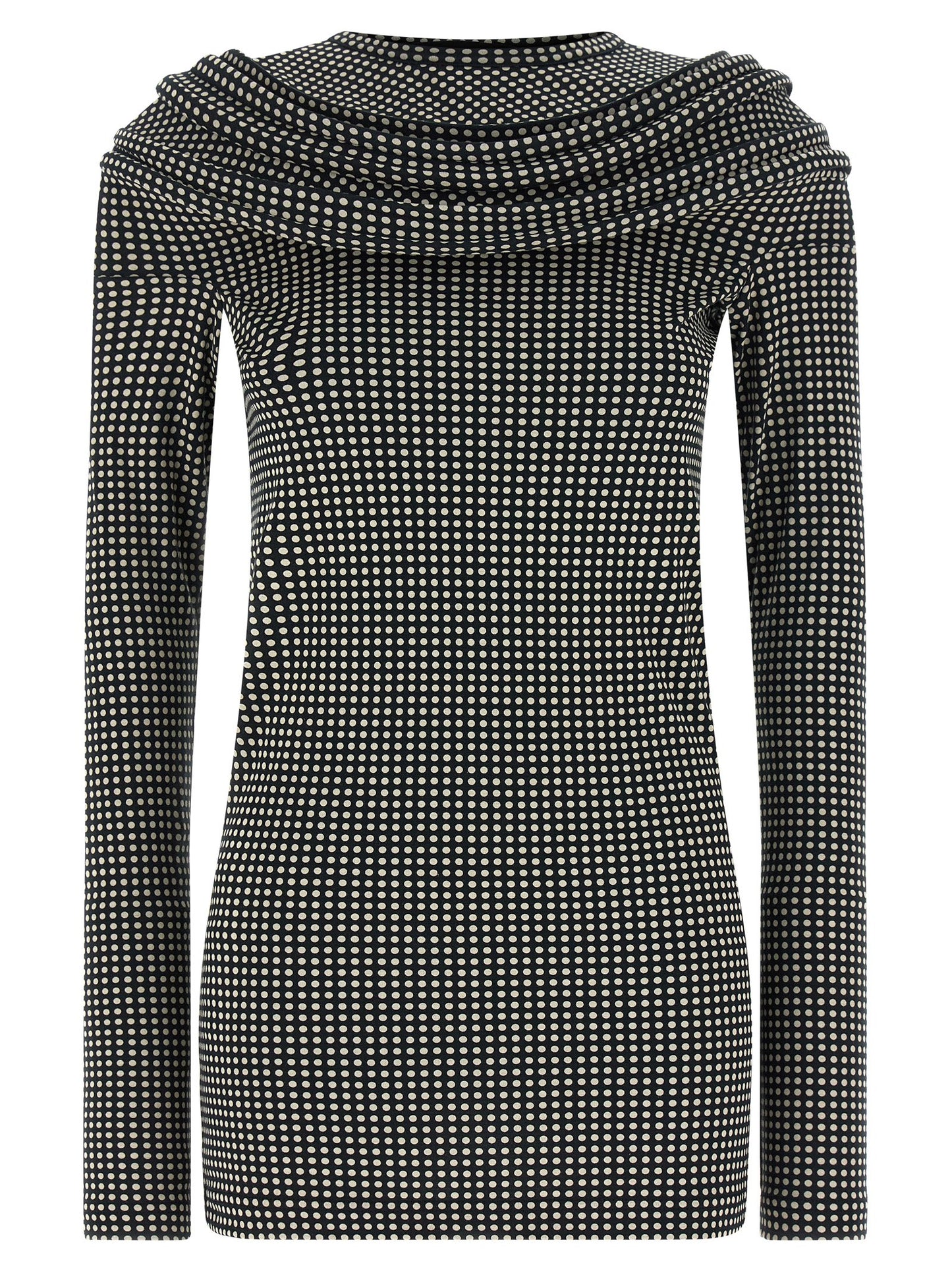 Minivestido bicolor de algodón Junya Watanabe