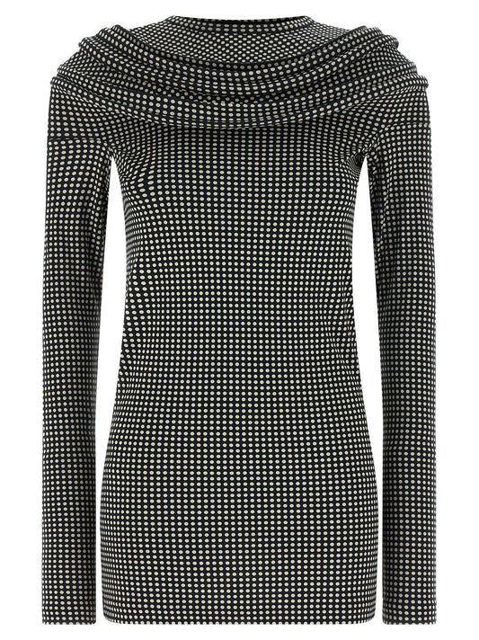 Minivestido bicolor de algodón Junya Watanabe