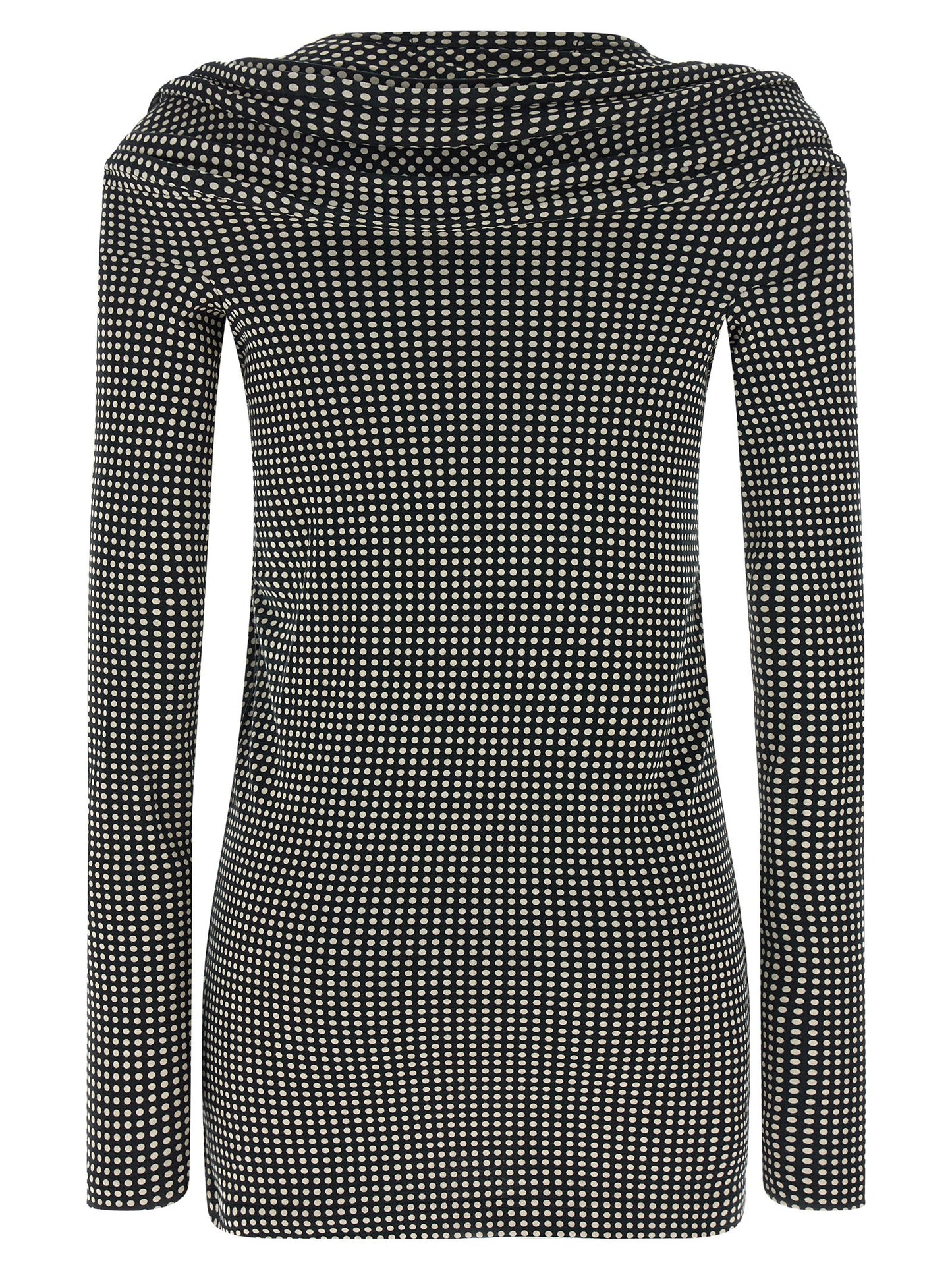Minivestido bicolor de algodón Junya Watanabe