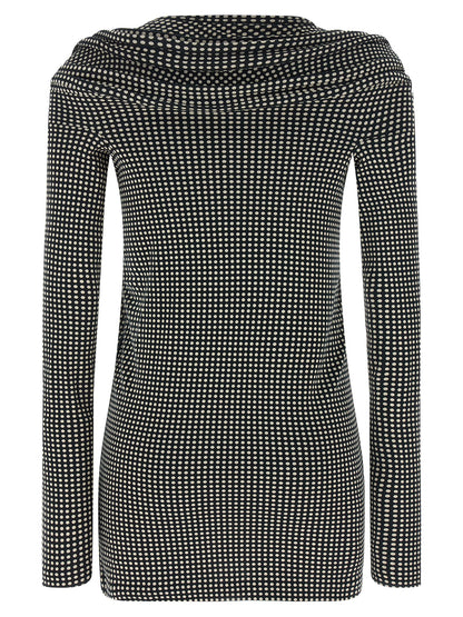Minivestido bicolor de algodón Junya Watanabe