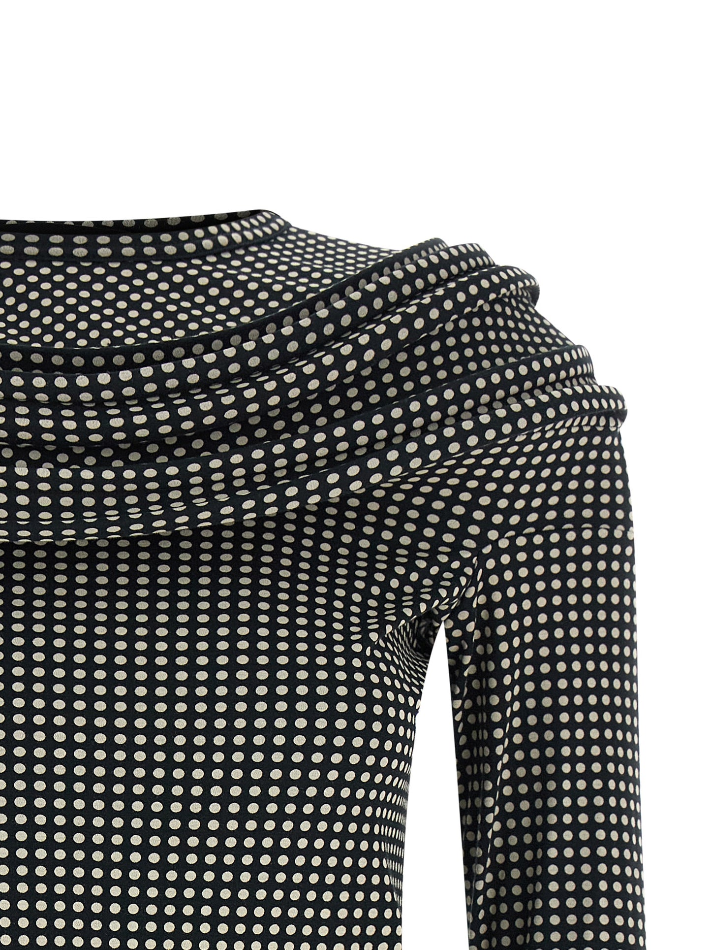 Minivestido bicolor de algodón Junya Watanabe