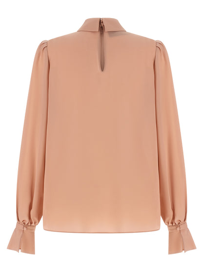 Blusa de seda multicolor Valentino Garavani