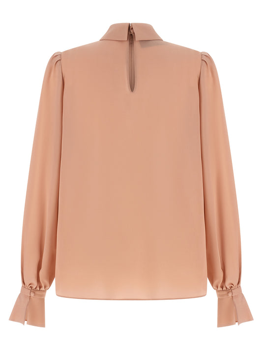 Blusa de seda multicolor Valentino Garavani