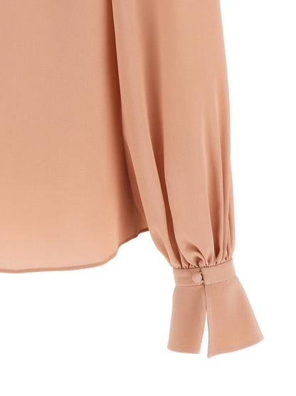 Blusa de seda multicolor Valentino Garavani