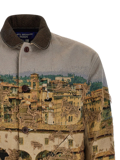 Veste en polyester multicolore Junya Watanabe