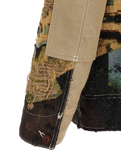 Veste en polyester multicolore Junya Watanabe