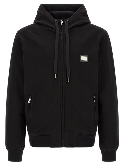 Sudadera Dolce & Gabbana de algodón negro