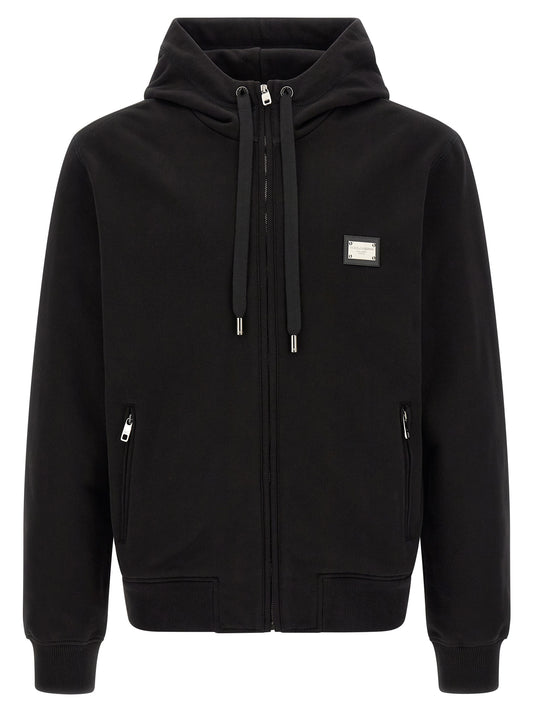 Sudadera Dolce & Gabbana de algodón negro