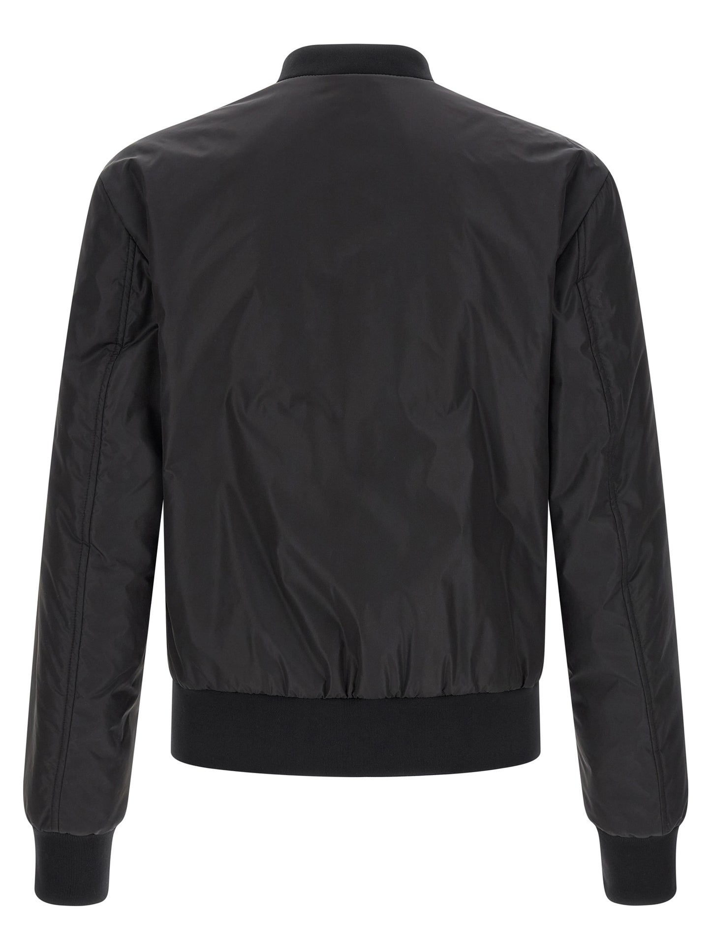 Bomber de poliamida negra Dolce & Gabbana