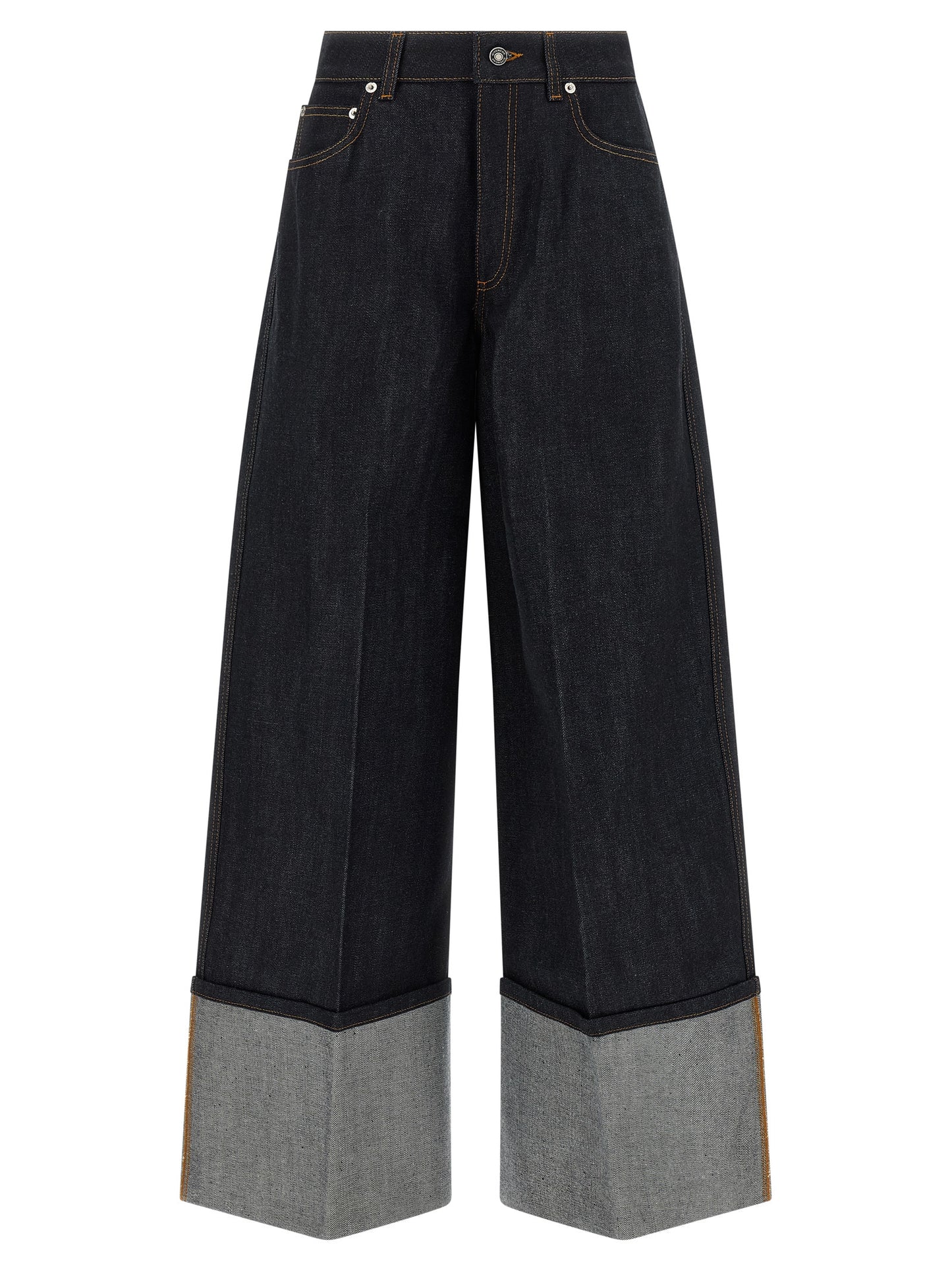 Givenchy Jean évasé en coton bleu