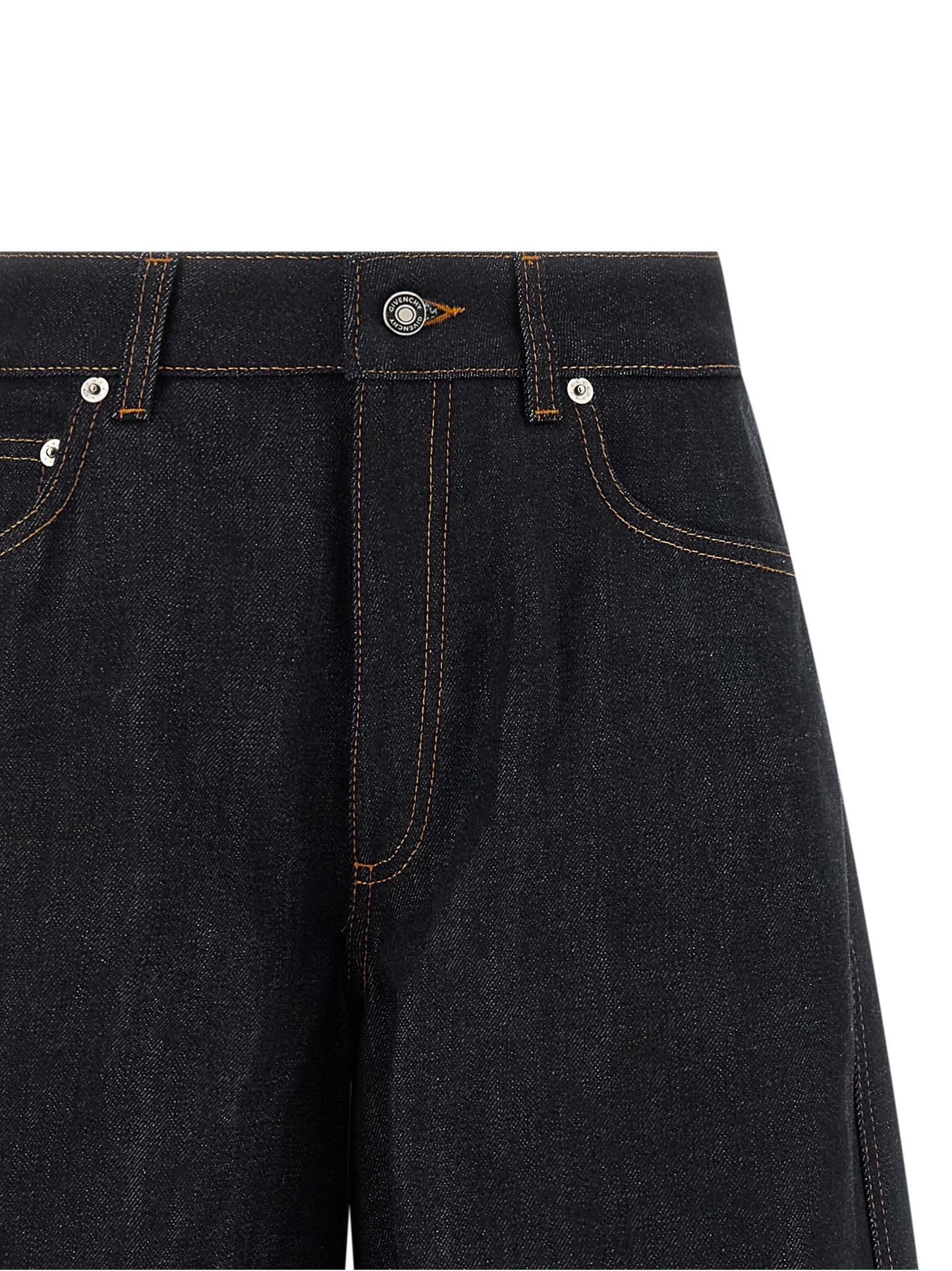 Givenchy Jean évasé en coton bleu