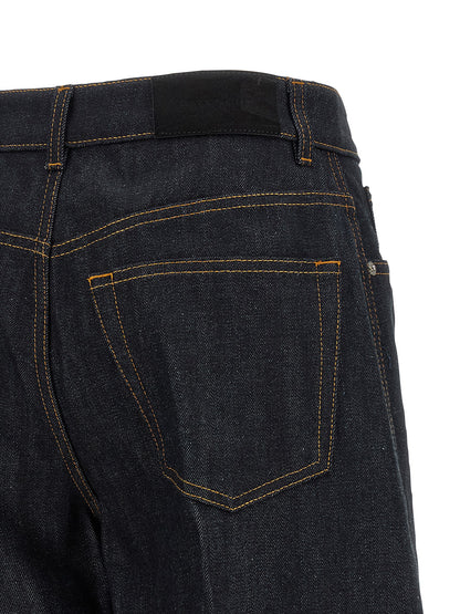 Givenchy Jean évasé en coton bleu