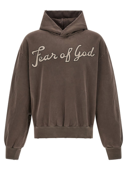 Sweat-shirt en coton marron Fear Of God
