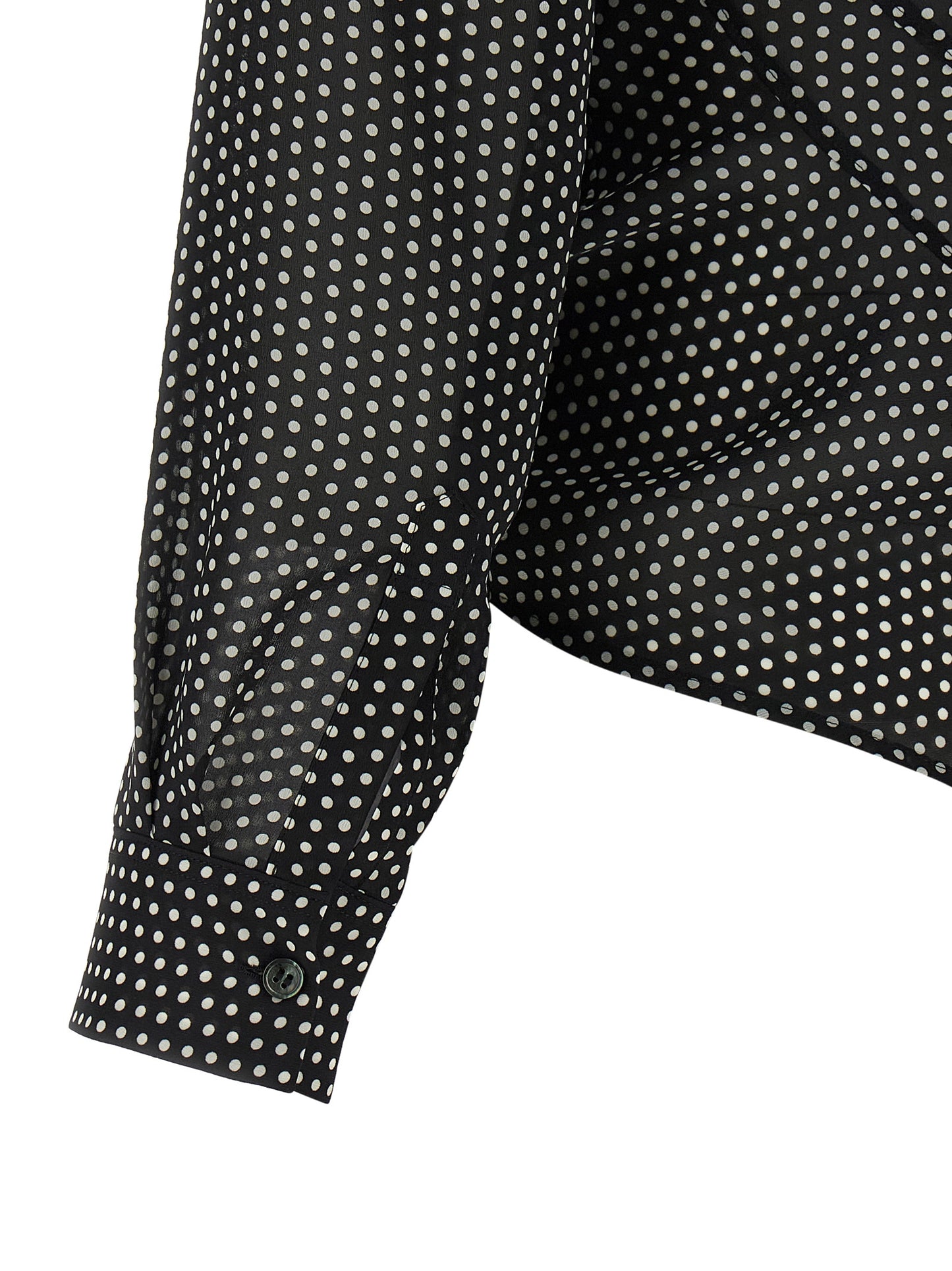 Blusa bicolor de poliéster Junya Watanabe