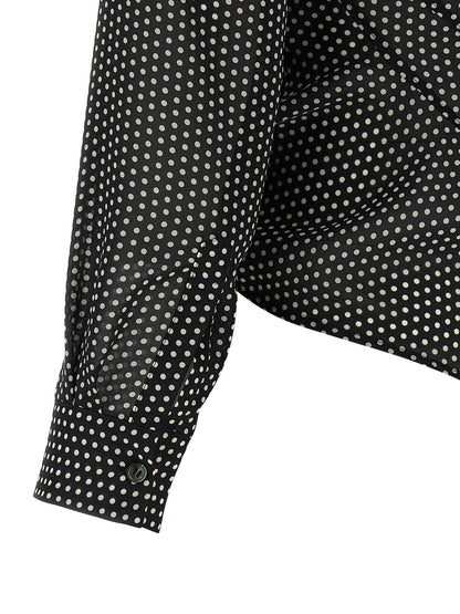 Blusa bicolor de poliéster Junya Watanabe