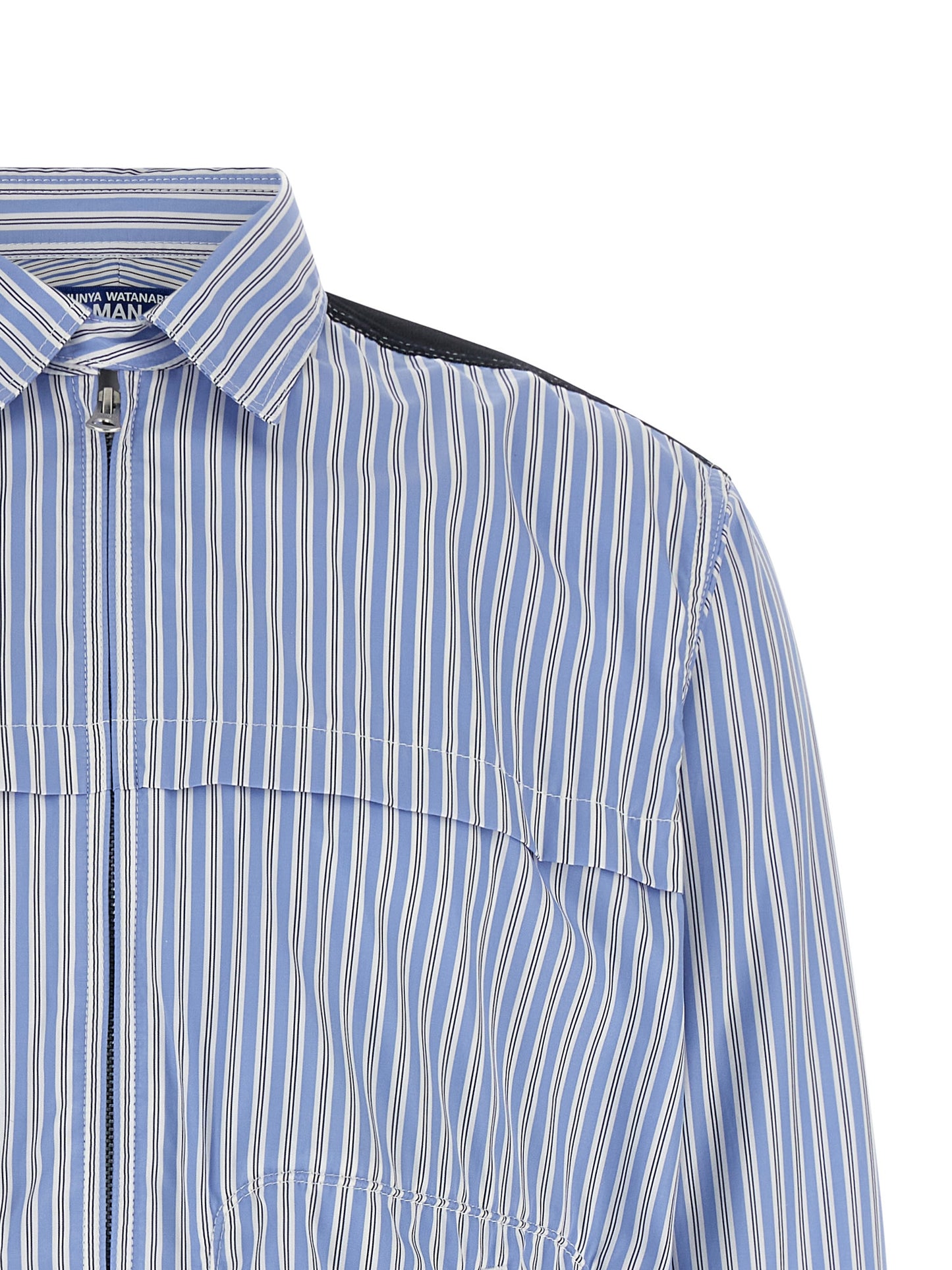 Blusa de algodón azul Junya Watanabe