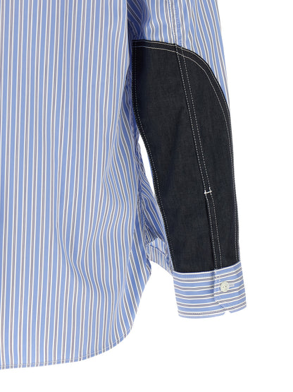 Blusa de algodón azul Junya Watanabe