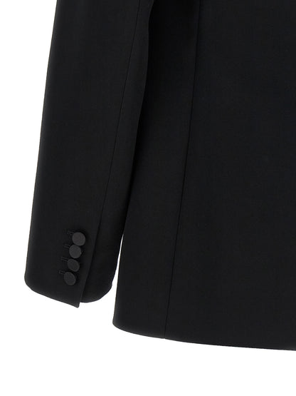 Blazer de lana negro de Saint Laurent