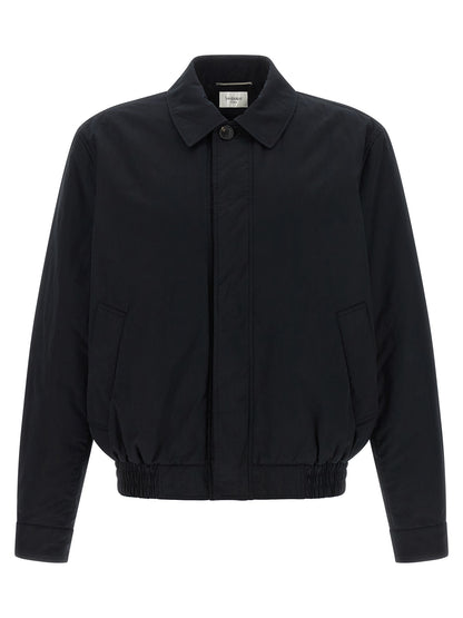 Chaqueta Saint Laurent de algodón negro
