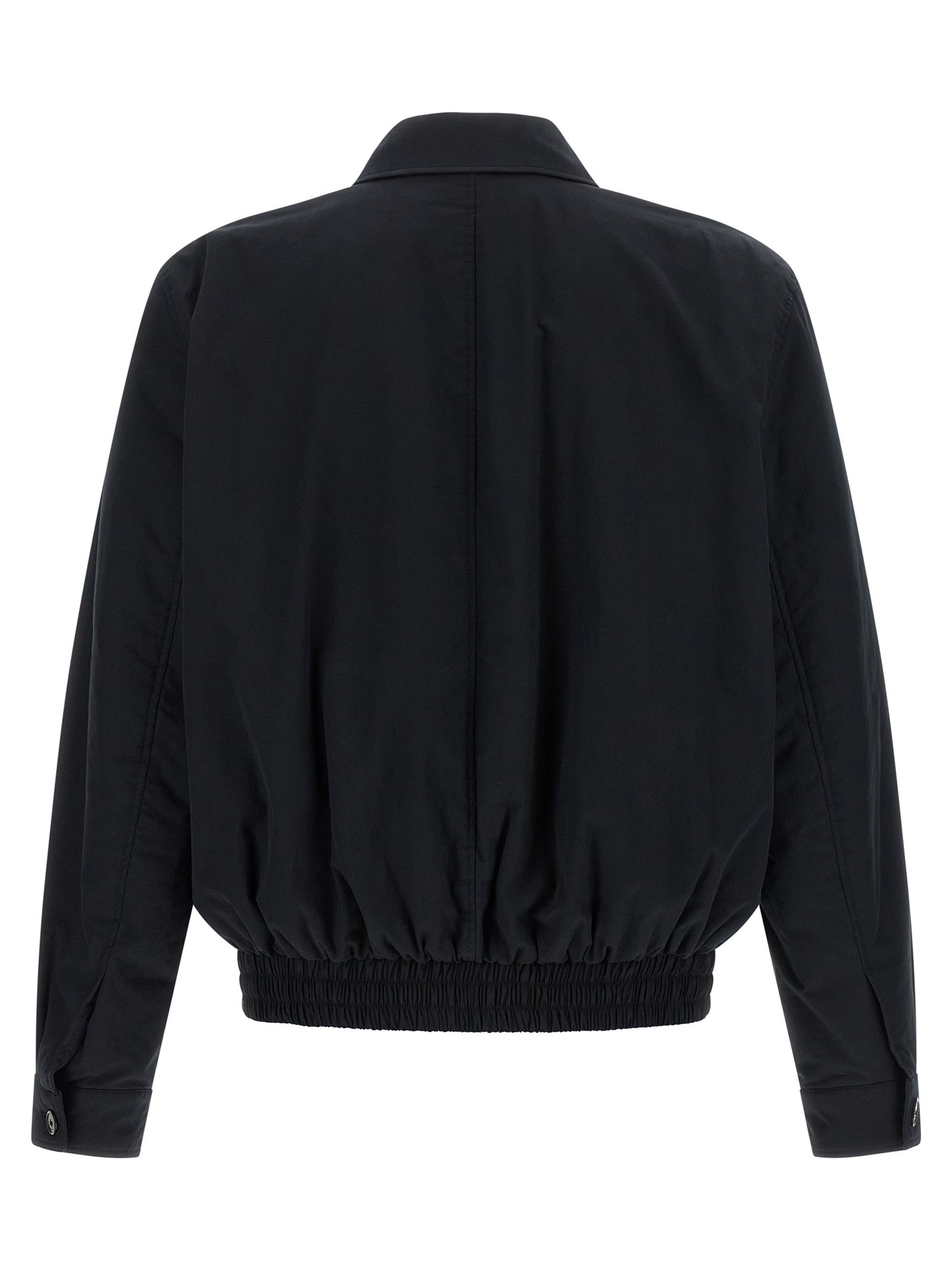 Chaqueta Saint Laurent de algodón negro