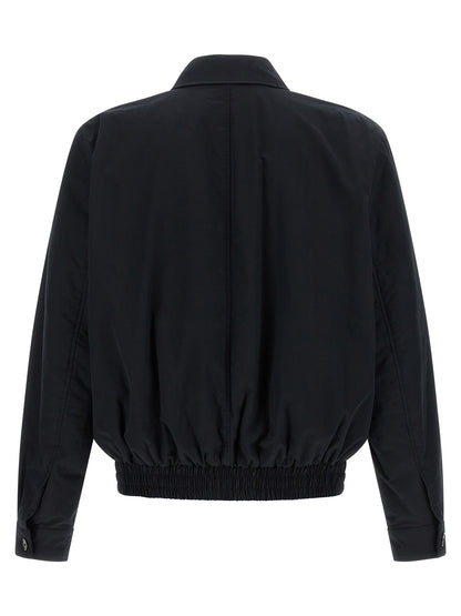 Chaqueta Saint Laurent de algodón negro