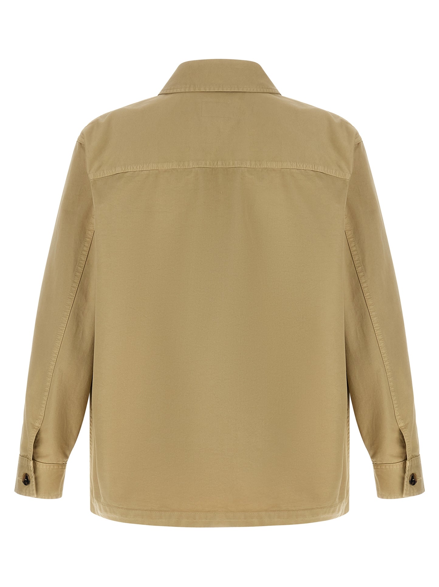 Blusa de algodón beige Saint Laurent