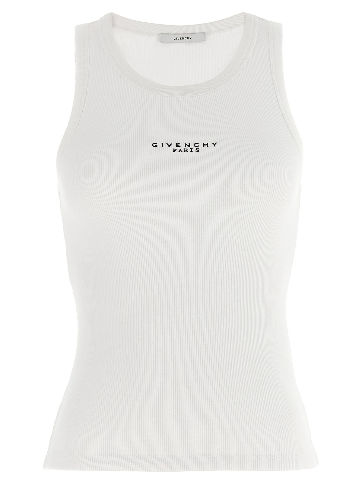 Camiseta Givenchy Sin Mangas Blanca - Algodón Ligero Suave