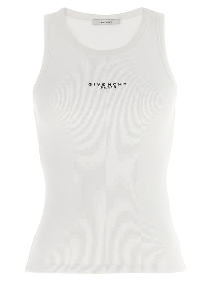 Camiseta Givenchy Sin Mangas Blanca - Algodón Ligero Suave