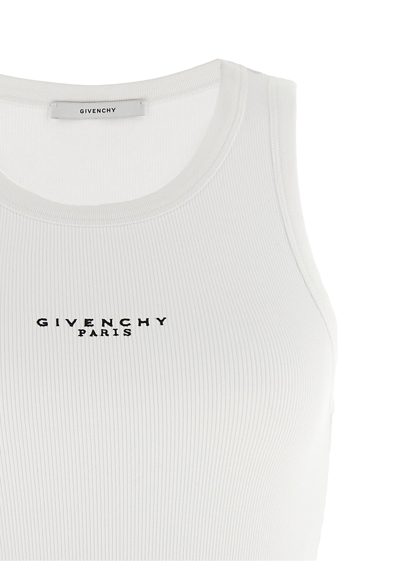 Camiseta Givenchy Sin Mangas Blanca - Algodón Ligero Suave